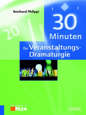 cover image of 30 Minuten für Veranstaltungs-Dramaturgie